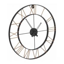 Large Industrial Style Clock Lincoln Metal