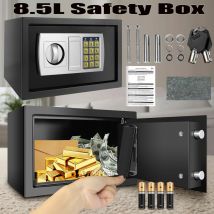 Dayplus - Large Safe Steel Electronic Digital High Security Home Office Safety Box Black