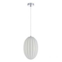 Zambelis - Larissa Glyka Globe Ceiling Pendant Light 1x E14 Glass White