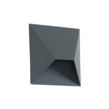Larissa Lighting - Larissa Iskar Outdoor Sconce Wall Lamp 7W Stainless Steel Dark Grey IP44