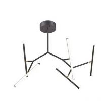 Larissa Lighting - Larissa Kato Ceiling Light 49W 3000K Aluminum, Silicon Sandy Black-Gold