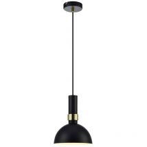 Larry - 1 Light Dome Deckenpendelleuchte Schwarz, E27 - Markslojd
