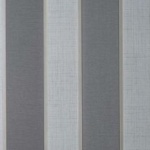 Fine Decor - Larson Stripe Wallpaper Fine Décor Textured Vinyl Metallic Charcoal Gold