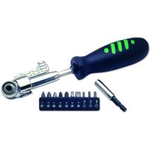 Laser - 2517 - Cacciavite con Testa ad Angolo, 12 Pezzi