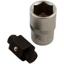 6065.0 Chiave per piletta lavabo, 8/10 mm Quadrata - Laser