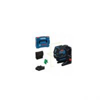 Láser combinado gcl 12V-50-22 cg de Bosch Professional alcance de hasta 50 m con receptor, doble fuente de alimentación, soporte rm 20, gba 12V