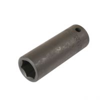 Laser - Tools 18mm Deep Impact Socket 1/2''D Black Phosphate Finish 1714