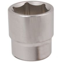Laser - Tools 3/8''D 22mm Chrome Socket Single Hex Standard Length 1949