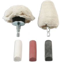 Contour Metal Polishing Set 5pc 7627 - Laser Tools