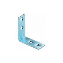 Lastrina a 4 fori angolo 80X80 mm 100 pz