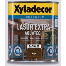 Xyladecor - Lasur Extra Satinado Aquatech Para Madera Nogal 750 Ml