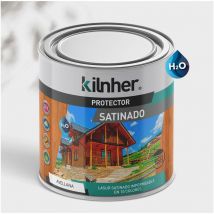 Lasur Protector Satinado Kilnher - 750ml - Acabado satinado - 13 m²/L - Ecológico y resistente a inclemencias