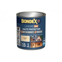 Lasure 2 en 1 Haute Protection – Anti uv/ Anti Humidité – Fongicide Finition: Satiné - Couleur: Incolore - Conditionnement: 1L - Bondex