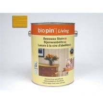 Biopin - Lasure à la cire d'abeille naturelle pin blond 0,75L soit 10m² - nuance de bois