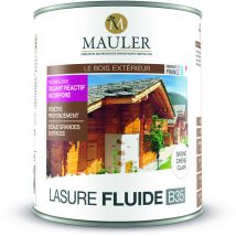 Mauler - Lasure bois Chêne Clair satiné 15L - glycéro ne pèle pas, ne s'écaille pas - résines alkydes à l'huile : très haute durabilité & sans