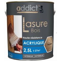 Lasure acrylique 2.5 litres chene Addict