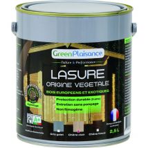 Lasure bois exotique et europeens origine vegetale Chêne clair 2,5 litres