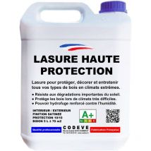 Lasure Haute Protection - 4x5 l - Codeve Bois - Chêne doré - Pour Une Protection Optimum De Vos Bois En Climat Extrême.