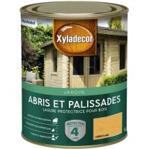 Lasure protectrice pour bois extérieur - Abris et Palissades - aspect mat chêne clair 1 l Xyladecor