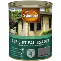 Lasure protectrice pour bois extérieur - Abris et Palissades - aspect mat anthracite opaque 1 l Xyladecor