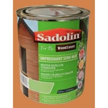 Lasure Sadolin Woodlover) Impregnant Semi-mat Marron 2,5 l
