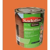 Lasure Sadolin Woodlover) Impregnant Semi-mat Teck naturel 2,5 l