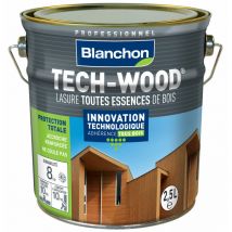 Lasure Tech-Wood Brun acajou - 2,5L Blanchon