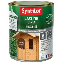Lasure Uhp biosourcée nature protect 8 ans chêne foncé satiné 1 l - Syntilor