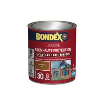 Lasure Très Haute Protection Satin 8 ans Finition: Satiné - Couleur: Chêne moyen - Conditionnement: 1L - Bondex