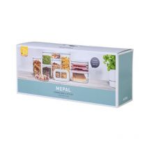 Mepal - Lata de almacenaje Modula 9 piezas blanca