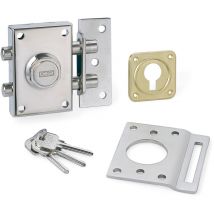 Verrou Yale Azbe r. 16-0 Boulon Chromé