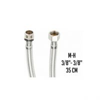 Latiguillo inox. M3/8' x H3/8' 35 cm