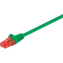 Goobay - 68445 cable de red Verde 10 m Cat6 u/utp (utp)