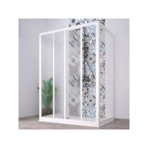 Lato fisso in acrilico effetto bolle modello acril h.190 77-80 cm Forte