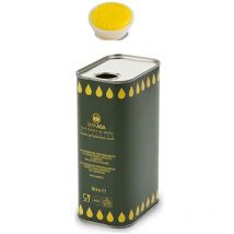 Latta lattina per olio d'oliva 1LT in banda stagnata con tappo ermetico