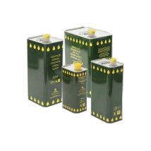 Contenitore per olio in banda stagnata con tappo ermetico e maniglia - 3 Lt