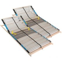 Lattenrost 180x200 Multi-verstellbarer Kopfteil, 42 Latten, 7 Zonen, Made In Germany, Belastung Ca. 150kg