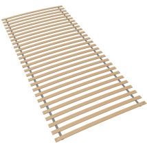 Sleepneo - Lattenrost 90x200, vollständig montiert und gerollt, mit 28 Latten, maximale Belastung 130 Kg