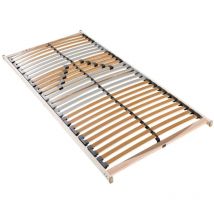 Sleepneo - Lattenrost 120x200 cm vormontiert 28 Latten 5-Zonen belastbar ca. 150 Kg Birkenschichtholz