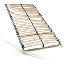 Sleepneo - Lattenrost 90x200, Ergonomischer 7 Zonen , 28 Latten, Selbstmontage, Traglast ca. 150Kg, Flexible Federholzleisten