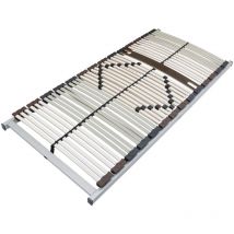 Sleepneo - Lattenrost 90x200 cm fertig montiert Traglast 200 kg 40 Latten 7-Zonen Birkenschichtholz Mittelgurt Härteverstellung