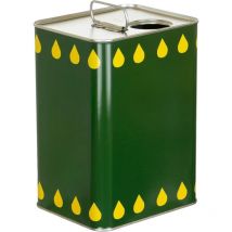 Lattina 1 litro per olio a banda stagna con maniglia