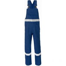 Latzhose 5 Safety, Marine, 80/19/1% Bw/pol/karbon, 280 G/m², Gr. 48