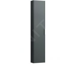 Laufen Base - Armoire haute, 165x35x19 cm, 1 porte, charnières à gauche, gris H4026411102661
