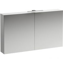 Base Spiegelschrank 1200 mm, 2 Türen, led- Licht Element, - Laufen