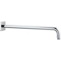 Laufen – Brausewandarm 420 mm – eckige Rosette – Chrom