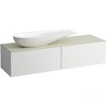 Laufen - ilbagnoalessi Schubladenelement, 1 Hahnloch, Steinplatte