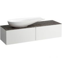 Laufen - ilbagnoalessi Schubladenelement, 1 Hahnloch, Steinplatte