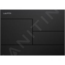 Laufen - ineo - Plaque de déclenchement, noir mat H9001187160001