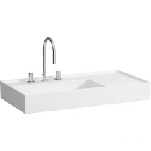 Kartell Waschtisch, Ablage rechts, 1 Hahnloch, ohne - Laufen